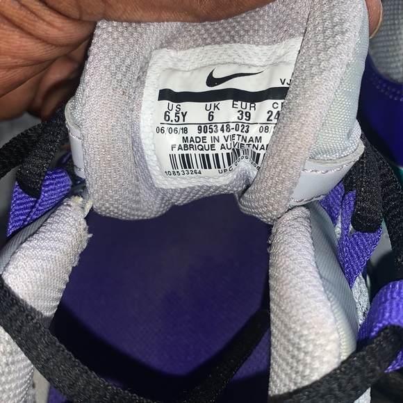 Nike Air Max 95 Wolf Grey Grape %100 Authentic New Worn Once ! - Picture 6 of 6